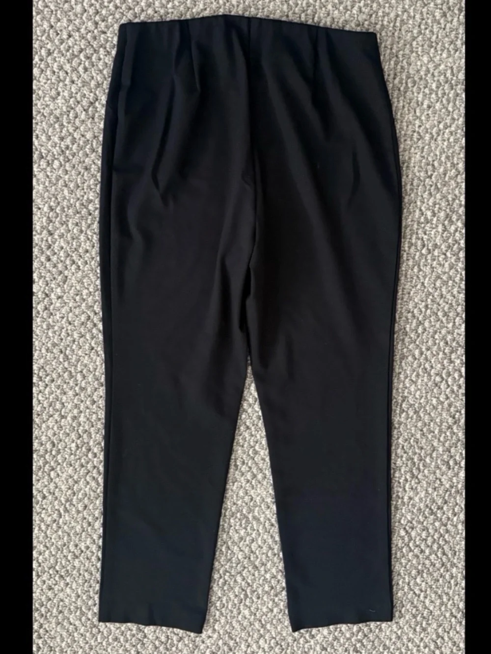 J. Jill Ponte Slim Leg Pants Black Stretch Pull On Petite Medium